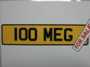 Click on this photo of the AC 100 MEG Number Plate for sale Tourer to enlarge... for sale at Brunswicks Brighton